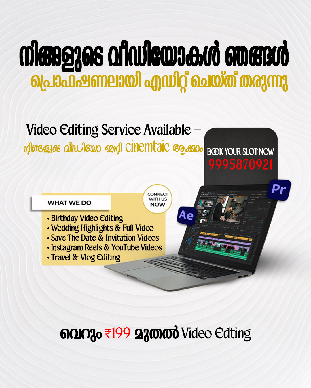 VIDEO EDITING POSTER